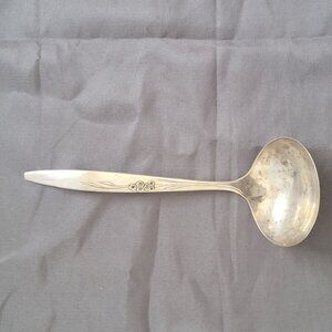 Oneida Coronation Silverplate Vintage Ornate Soup Ladle